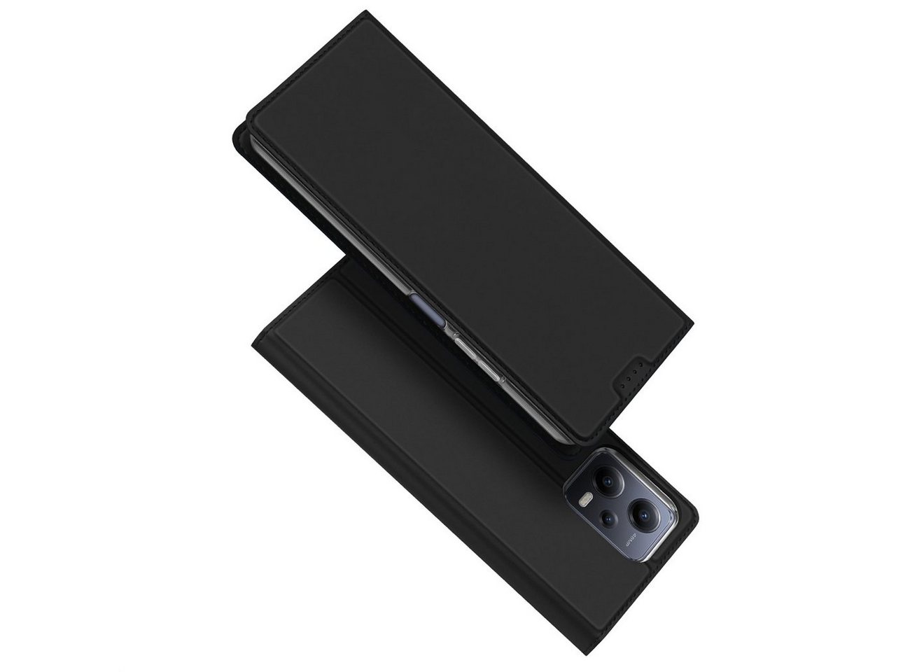 Dux Ducis Smartphone-Hülle Skin Pro Hülle für Xiaomi Redmi 11a Cover Flip Card schwarz von Dux Ducis
