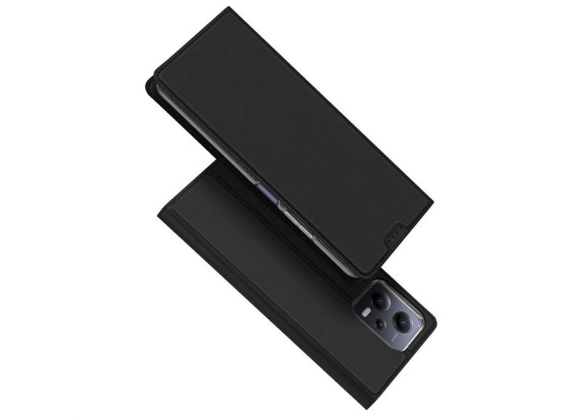 Dux Ducis Smartphone-Hülle Skin Pro Hülle für Xiaomi Redmi Note 12 Flip Cover Stand schwarz von Dux Ducis