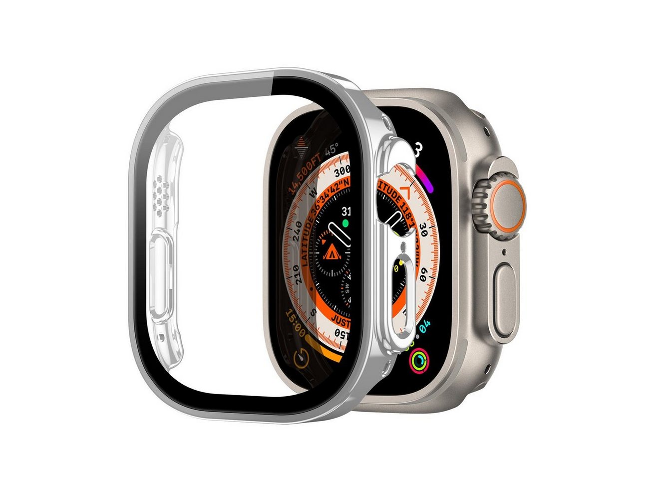 Dux Ducis Smartwatch-Hülle Hamo Hülle für Apple Watch Ultra 49 mm Metallic Smartwatch Gehäuse von Dux Ducis