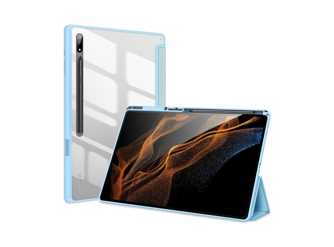 Dux Ducis Tablet-Hülle Eco-Leather Tablethülle für Samsung Galaxy Tab S8 Ultra Smart-Sleep von Dux Ducis