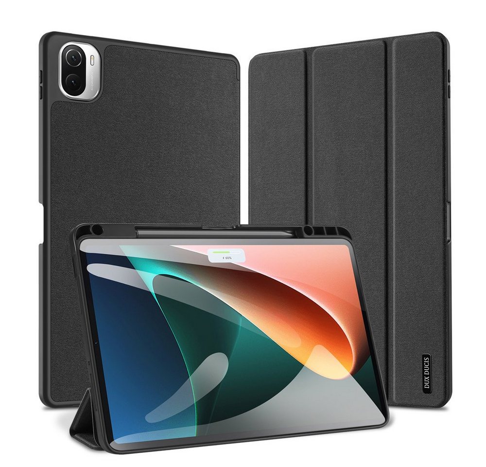 Dux Ducis Tablet-Hülle Hartschale mit Smart Sleep und integrierter Standfunktion Etui Schutz Hülle Tasche Cover kompatibel mit XIAOMI MI PAD 5, schwarz von Dux Ducis