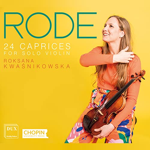 Rode: 24 Capricen für Violine solo Op. 22 von Dux Recording (Note 1 Musikvertrieb)