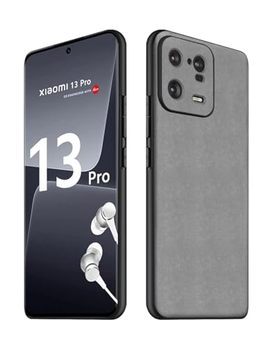 Duxsmei für Xiaomi 13 Pro 5G Hülle(2023), Hülle aus TPU und Wildleder PU Leder, Anti-Vibration Anti-Rutsch Ultraleicht Luxus Hülle für Xiaomi 13 Pro 5G Hülle(2023), für Männer Frauen (Grau) von Duxsmei