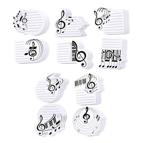 10 x abnehmbare Notizblöcke, in Form von Musiknoten, selbstklebend, selbstklebend 10 x abnehmbare Notizblöcke, in Form von Musiknoten, selbstklebend, selbstklebend von Duyeuau