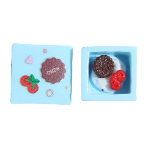3D-Kuchenbox, Modell, Ornament, Handyhülle, Dekoration, Muschel, dekoratives Zubehör, Charm, Kunstharz, kleine Desserts von Duyeuau