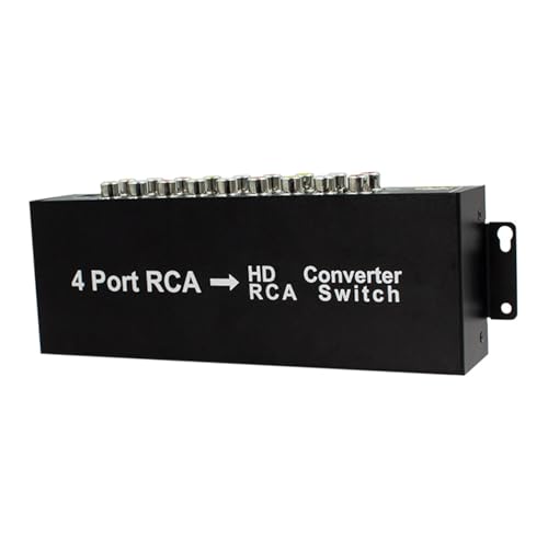 4-Port-Switcher, 4 Eingänge, HDTV-Port-Adapter, 4 Eingänge auf HDTV-Port-Konverter, 1080p, für Heimvideo-Hörspieler 4-Port-Switcher, 4 Eingänge, HDTV-Port-Adapter, 4 Eingänge auf HDTV-Port-Konverter, 1080p, für Heimvideo-Hörspieler von Duyeuau