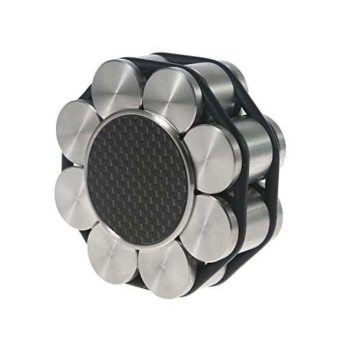 Disc Balanced Clamp Edelstahl für LP Plattenspieler Metallscheibe Stabilisator Rekordgewicht von Duyeuau