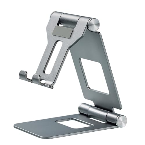 Duyeuau Handy-Halterung, Winkel, höhenverstellbar, für Handy, Tablet, faltbarer Ständer, Tischhalterung von Duyeuau