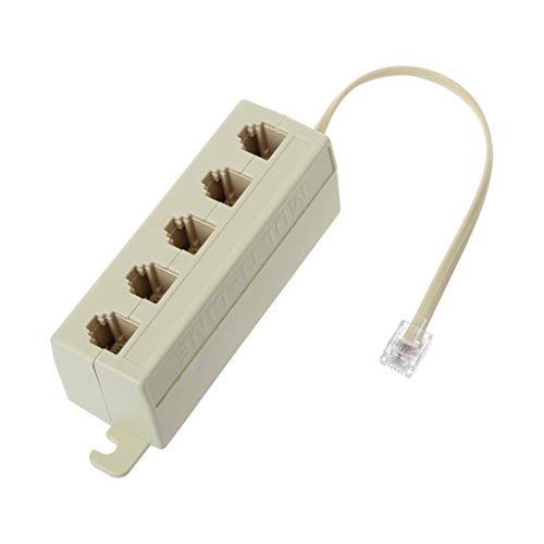 Duyeuau RJ11 6P4C auf 6P4C 5-Wege-Telefonleitungs-Modular-Splitter-Adapter Duyeuau RJ11 6P4C auf 6P4C 5-Wege-Telefonleitungs-Modular-Splitter-Adapter von Duyeuau