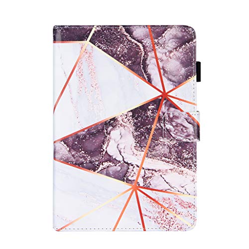 Duyeuau Tablet-Ständer für Pad 1.2.3.4.5 (2019) PU-Leder Tablet Smart Auto Sleep Anti-Fall von Duyeuau
