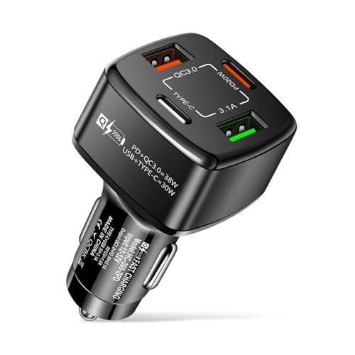 Fast Car Charging Adapter USB C Car Charging Adapter 4 Port PD38W Fast Charging For Multiple Devices Fast Car Charging Adapter USB C Car Charging Adapter 4 Port PD38W Fast Charging For Multiple Devices von Duyeuau