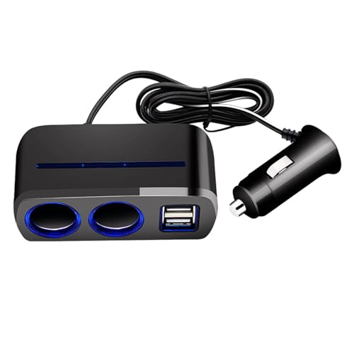Mehrere Geräte Auto Zigaretten Splitter mit 2 USB Port Schnellladeadapter für Telefone von Duyeuau