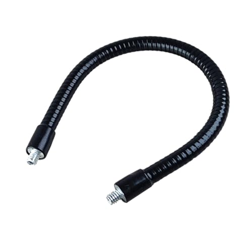 Metall 1/4 Zoll Stecker auf 3/8 Zoll Stecker Adapter Schwanenhals Schlauch Serpentinschlauch zum Anschluss von Stativen und Lichtstativen von Duyeuau