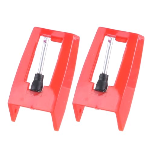 Plattenspieler-Nadel-Plattenspieler-Kartusche, 2 Stück, Ersatz für Vinyl-Schallplattenspieler Plattenspieler-Nadel-Plattenspieler-Kartusche, 2 Stück, Ersatz für Vinyl-Schallplattenspieler von Duyeuau