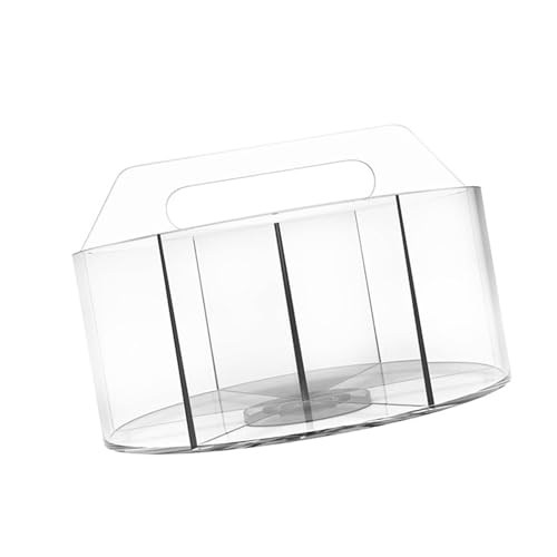 Schreibtisch-Stift-Organizer, 6 Fächer, transparenter Acryl-Stifthalter, drehbarer Stift-Organizer, Kunstbedarf, Organizer, Marker-Aufbewahrungsbox Schreibtisch-Stift-Organizer, 6 Fächer, transparenter Acryl-Stifthalter, drehbarer Stift-Organizer, Kunstbedarf, Organizer, Marker-Aufbewahrungsbox von Duyeuau