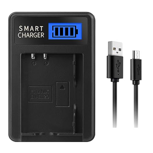 Tragbares EN-EL20 LCD-Display, einzelner Ersatz für 1 AW1 J1 J2 J3 J4 PM006 Kamera-Akkus LCD von Duyeuau