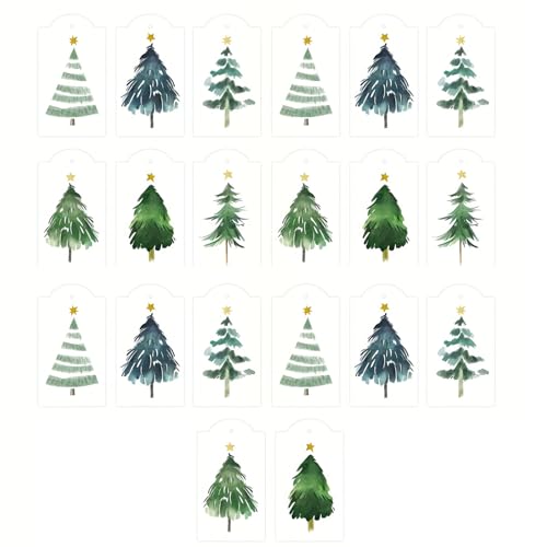 Weihnachtsbaumschmuck, 20 Stück, mit Etiketten, zum Aufhängen, für Urlaubsdekoration Weihnachtsbaumschmuck, 20 Stück, mit Etiketten, zum Aufhängen, für Urlaubsdekoration von Duyeuau