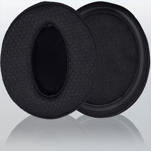 Ersatz-Ohrpolster für Sennheiser HD4.50BT, HD4.50BTNC, HD4.40BT, HD450BT HD430 HD440 HD350BT HD400S HD458BT HD300 Kopfhörer, Headset-Kissen, Ohrmuschel-Abdeckung, Reparaturteile, schwarzes Netzgewebe Ersatz-Ohrpolster für Sennheiser HD4.50BT, HD4.50BTNC, HD4.40BT, HD450BT HD430 HD440 HD350BT HD400S HD458BT HD300 Kopfhörer, Headset-Kissen, Ohrmuschel-Abdeckung, Reparaturteile, schwarzes Netzgewebe von Duyfioa