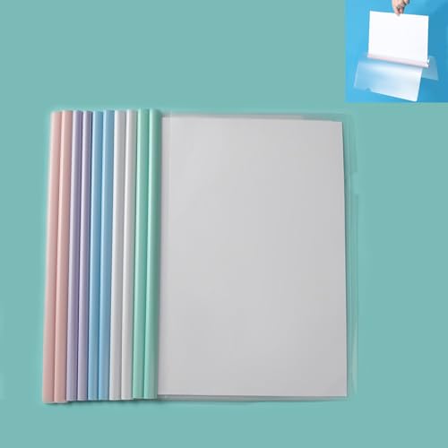 10 Stück Heftumschlag a4 Transparent, Klemmschienen A4 Durchsichtig, Klemmhefter A4 Klemmbinder PP Kunststoff, Bewerbungsmappen 10 Stück Heftumschlag a4 Transparent, Klemmschienen A4 Durchsichtig, Klemmhefter A4 Klemmbinder PP Kunststoff, Bewerbungsmappen von Dvagoent
