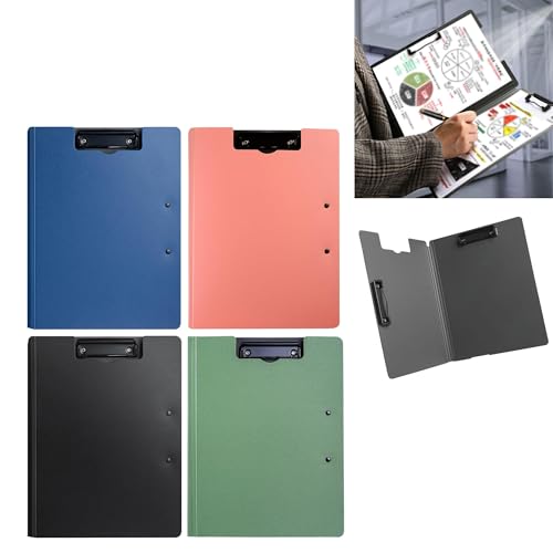 Klemmbrett a4 360 Grad Umkehrbar Klemmbretter 4 Stück, Klemmbrett a3 Konferenzmappe Schreibmappe PP Kunststoff, Clipboard Schreibbrett Klemmmappe Klemmbrettmappe A4 mit Deckel Klemmbrett a4 360 Grad Umkehrbar Klemmbretter 4 Stück, Klemmbrett a3 Konferenzmappe Schreibmappe PP Kunststoff, Clipboard Schreibbrett Klemmmappe Klemmbrettmappe A4 mit Deckel von Dvagoent