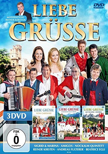 Liebe Grüße (3 DVDs: Liebe Grüße vom Gardasee, Liebe Grüße aus der Region Villach/Kärnten, Liebe Grüße aus Villnöss/Südtirol) von Dvd (MCP Sound & Media)