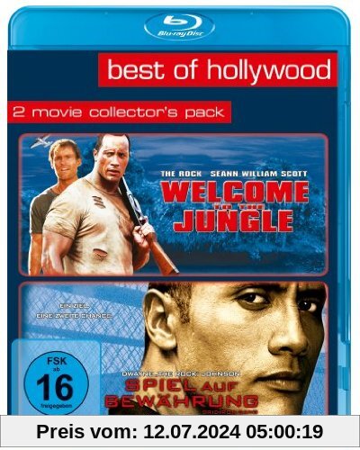 Best of Hollywood - 2 Movie Collector's Pack (Welcome to the Jungle / Spiel auf Bewährung) [Blu-ray] von Dwayne Johnson