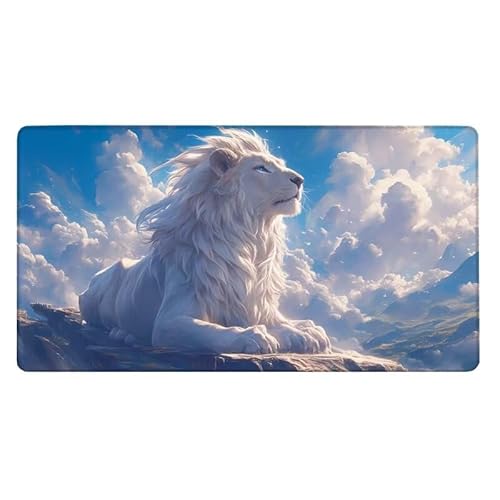 Gaming Mauspad, Mousepad Löwe Mauspad Landschaft Schreibtischunterlage mit rutschfeste Gummibasis, Erweiterter XXL Mousepad Gaming Computer Zubehör für Verbessert Präzision und Geschwindigkeit -2403 Gaming Mauspad, Mousepad Löwe Mauspad Landschaft Schreibtischunterlage mit rutschfeste Gummibasis, Erweiterter XXL Mousepad Gaming Computer Zubehör für Verbessert Präzision und Geschwindigkeit -2403 von Dxoaoocc