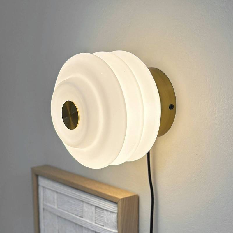 Dyberg Larsen, Wandlampe Diva, messingfarben,, Ø 16 cm von Dyberg Larsen