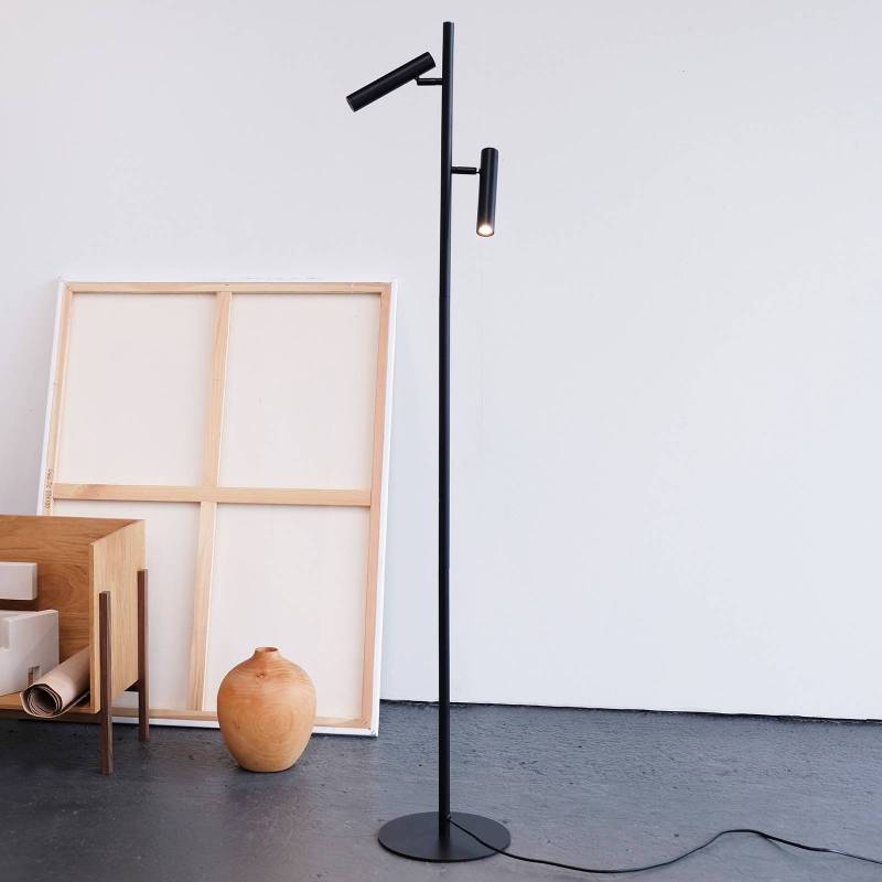 Dyberg Larsen Carlo 2 LED-Stehleuchte, zweiflammig von Dyberg Larsen