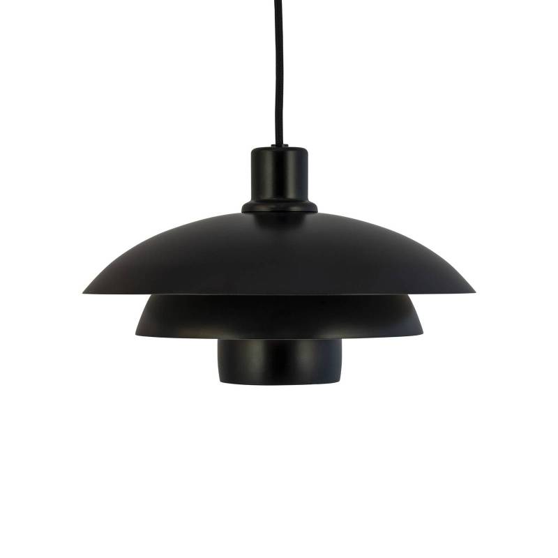Dyberg Larsen Hängelampe Morph, schwarz, Ø 30 cm, Metall von Dyberg Larsen