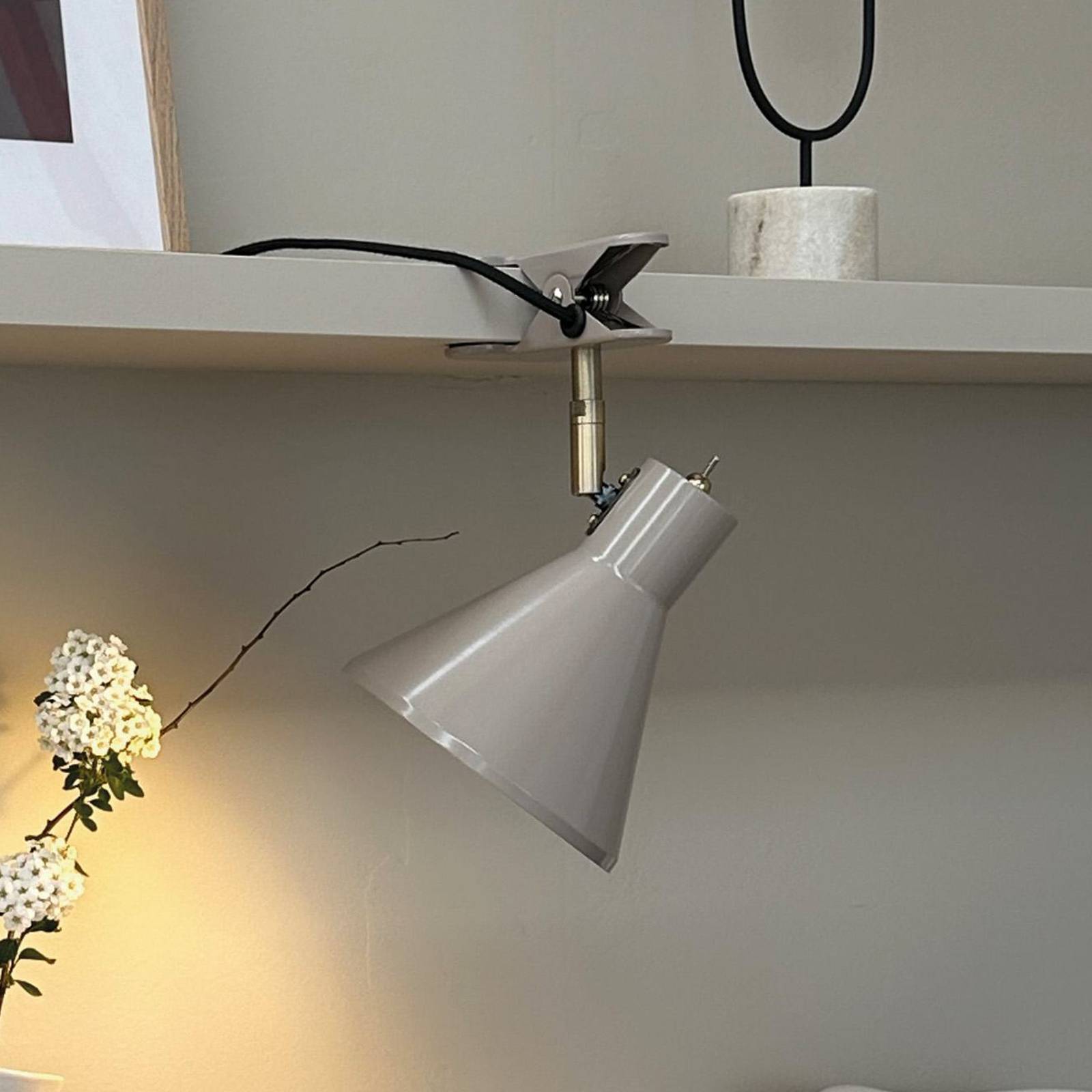 Dyberg Larsen Klemmlampe Sleep, braun, Ø 15 cm, Stahl Dyberg Larsen Klemmlampe Sleep, braun, Ø 15 cm, Stahl von Dyberg Larsen