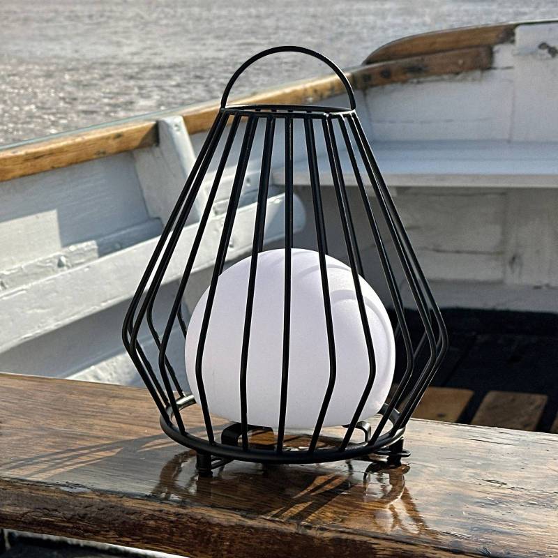 Dyberg Larsen LED-Akku-Tischlampe Evesham, Höhe 23 cm von Dyberg Larsen