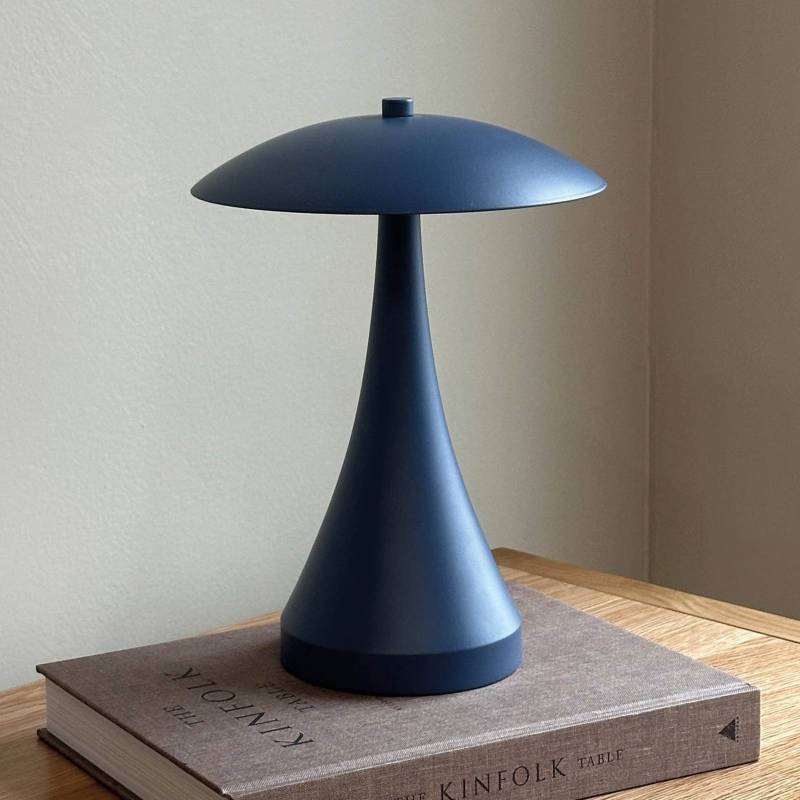 Dyberg Larsen LED-Akku-Tischlampe Vienna, blau, Höhe 28 cm von Dyberg Larsen