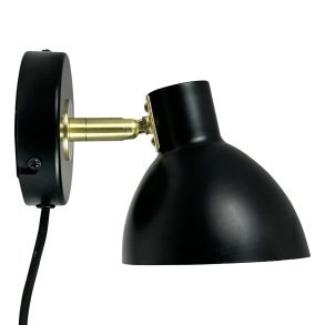 Dyberg-Larsen - Lily Wall Light - Black/Brass Dyberg-Larsen - Lily Wall Light - Black/Brass von Dyberg-Larsen