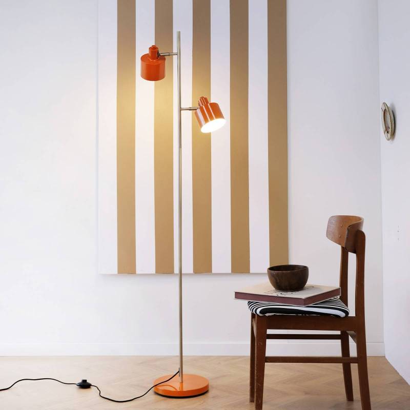 Dyberg Larsen Stehlampe Ocean, orange, Höhe 160 cm, Metall von Dyberg Larsen
