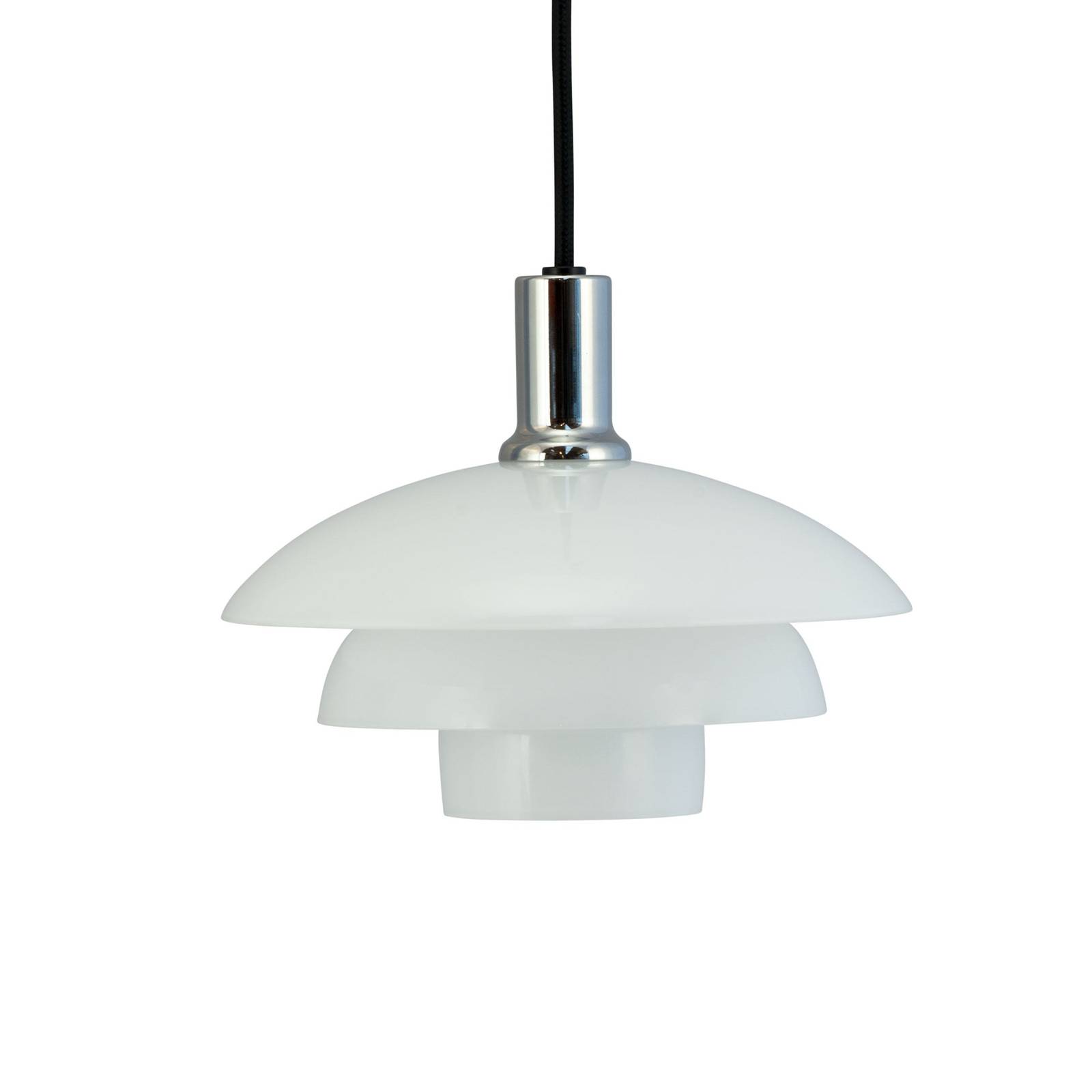 Dyberg Larsen Pendellampe Morph, opal, Ø 21 cm, Glas von Dyberg Larsen