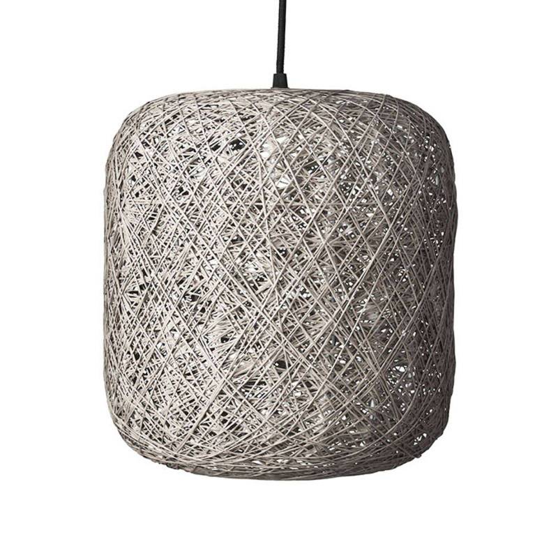 Dyberg Larsen Pendellampe Spin S, grau, Ø 30 cm von Dyberg Larsen
