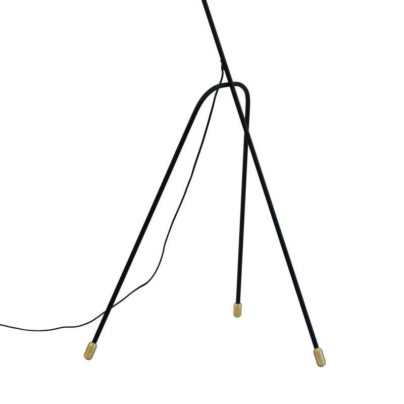 Dyberg Larsen Stehlampe Miles, schwarz, Höhe 154,5 cm von Dyberg Larsen