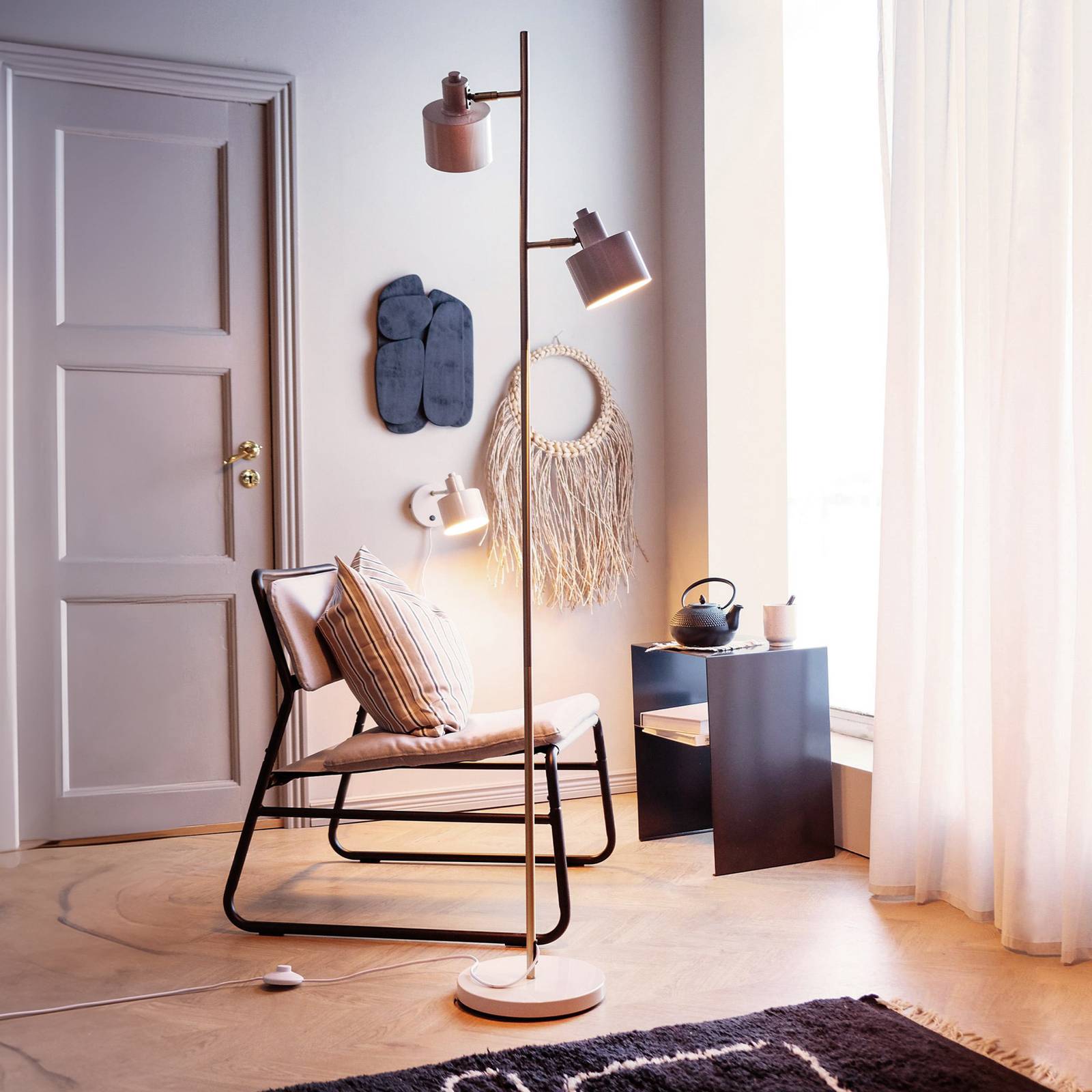 Dyberg Larsen Stehlampe Ocean, beige, Höhe 160 cm, Metall Dyberg Larsen Stehlampe Ocean, beige, Höhe 160 cm, Metall von Dyberg Larsen