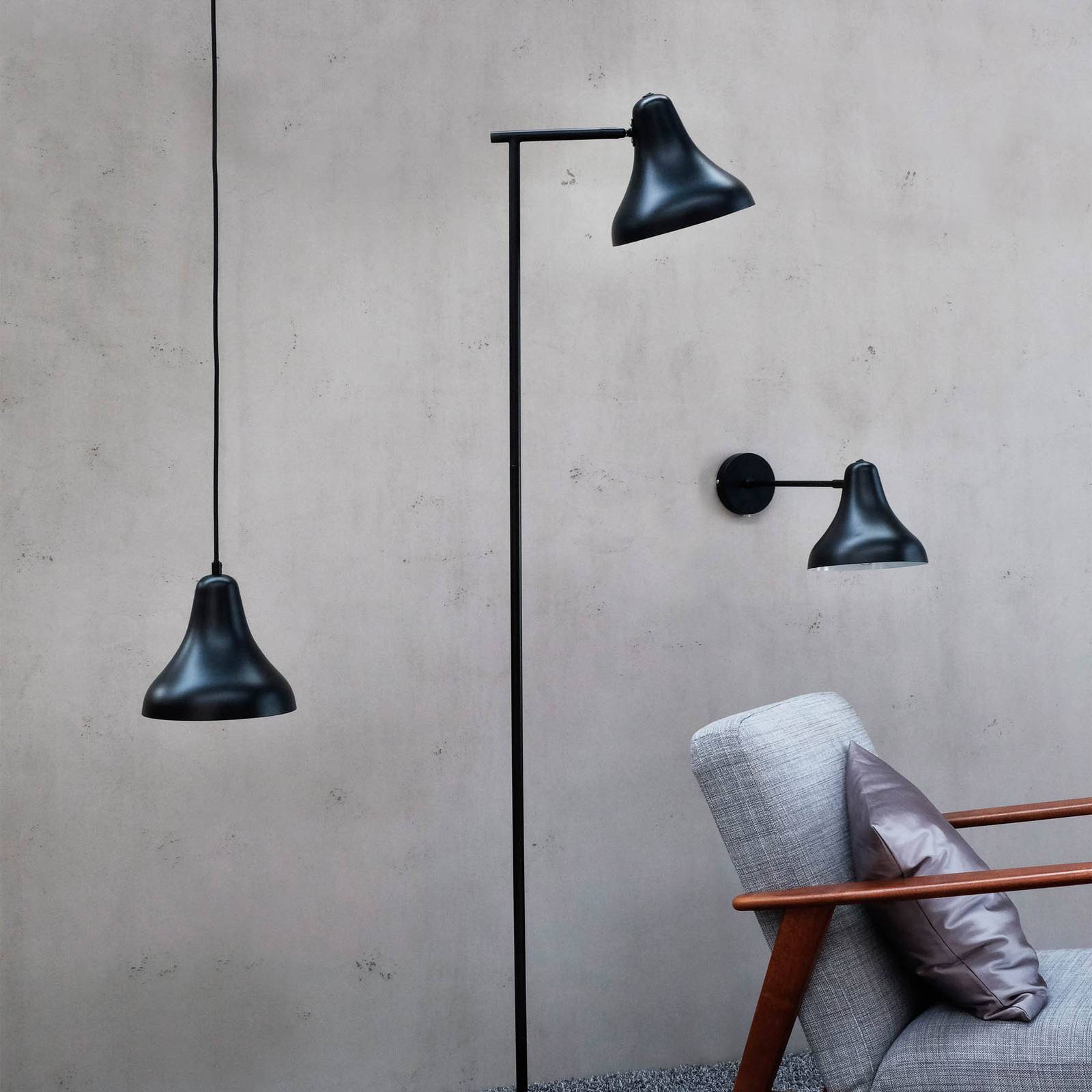 Dyberg Larsen Stehlampe Tokyo, schwarz, Höhe 155 cm, Metall Dyberg Larsen Stehlampe Tokyo, schwarz, Höhe 155 cm, Metall von Dyberg Larsen