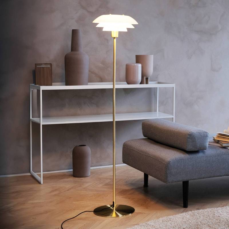 Dyberg Larsen Stehleuchte DL31, messingfarben, Höhe 133 cm von Dyberg Larsen