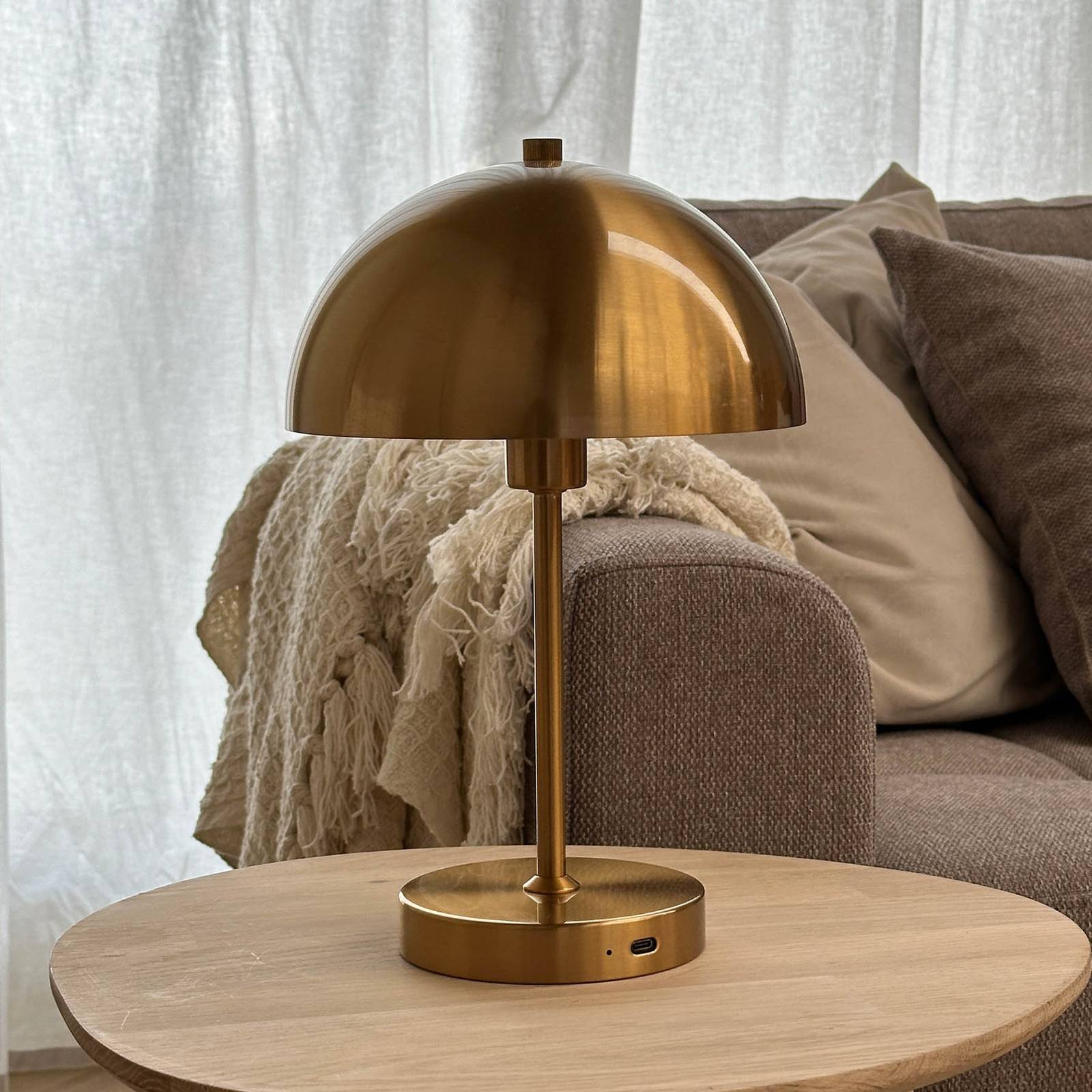 Dyberg Larsen Stockholm Akku-Tischlampe, messing antik Dyberg Larsen Stockholm Akku-Tischlampe, messing antik von Dyberg Larsen