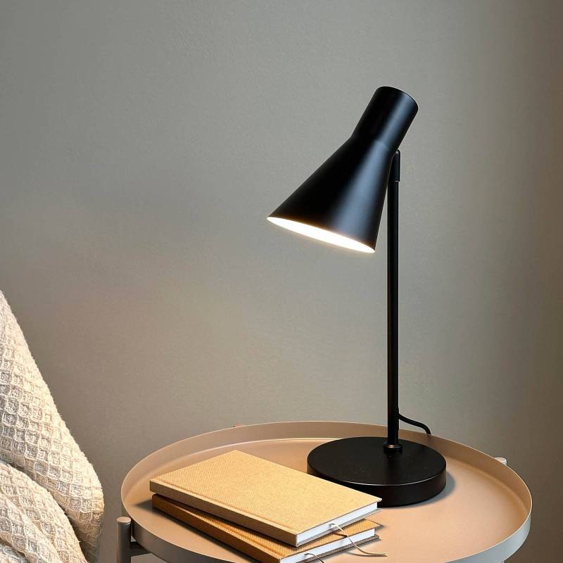 Dyberg Larsen Tischlampe DL12, schwarz, Höhe 44,5 cm, Metall von Dyberg Larsen