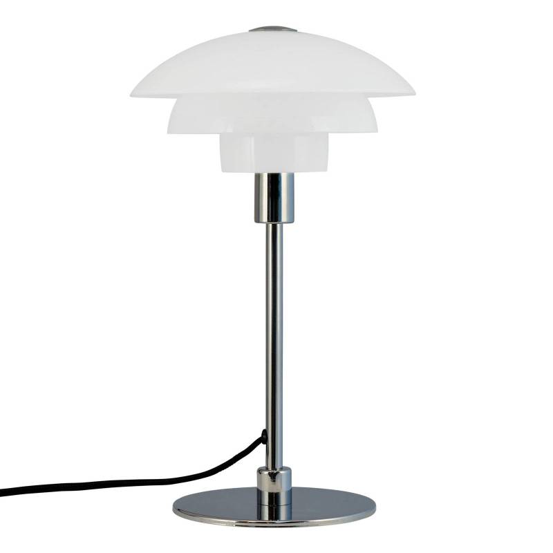 Dyberg Larsen Tischlampe Morph, opal, Höhe 35 cm, Glas von Dyberg Larsen