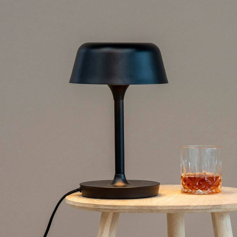 Dyberg Larsen Tischlampe Valencia, schwarz, Höhe 30 cm von Dyberg Larsen