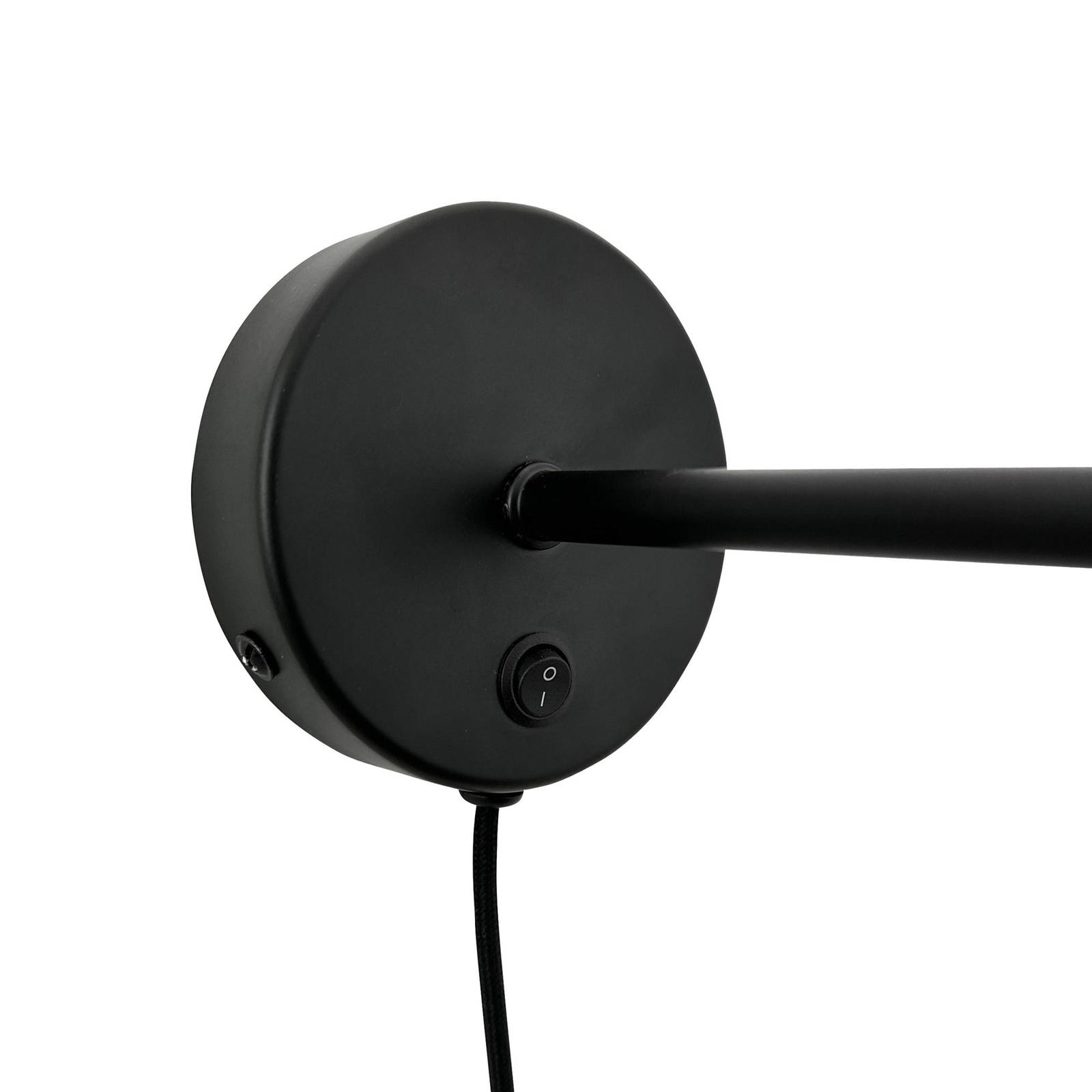 Dyberg Larsen Wandlampe Stoke, schwarz, Ø 20 cm, Metall Dyberg Larsen Wandlampe Stoke, schwarz, Ø 20 cm, Metall von Dyberg Larsen