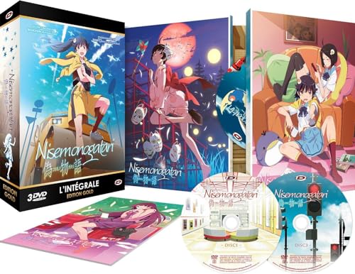 Unbekannt NISEMONOGATARI - Intégrale - Coffret DVD + Livret - Edition Gold [FR Import] von Dybex