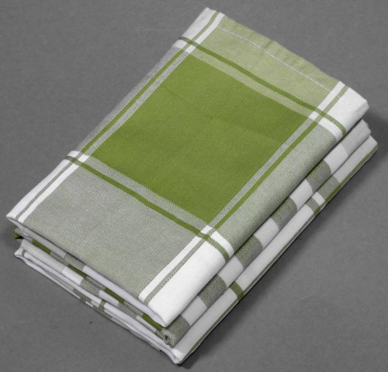 Dyckhoff Geschirrtücher 50 cm x 70 cm olive von Dyckhoff