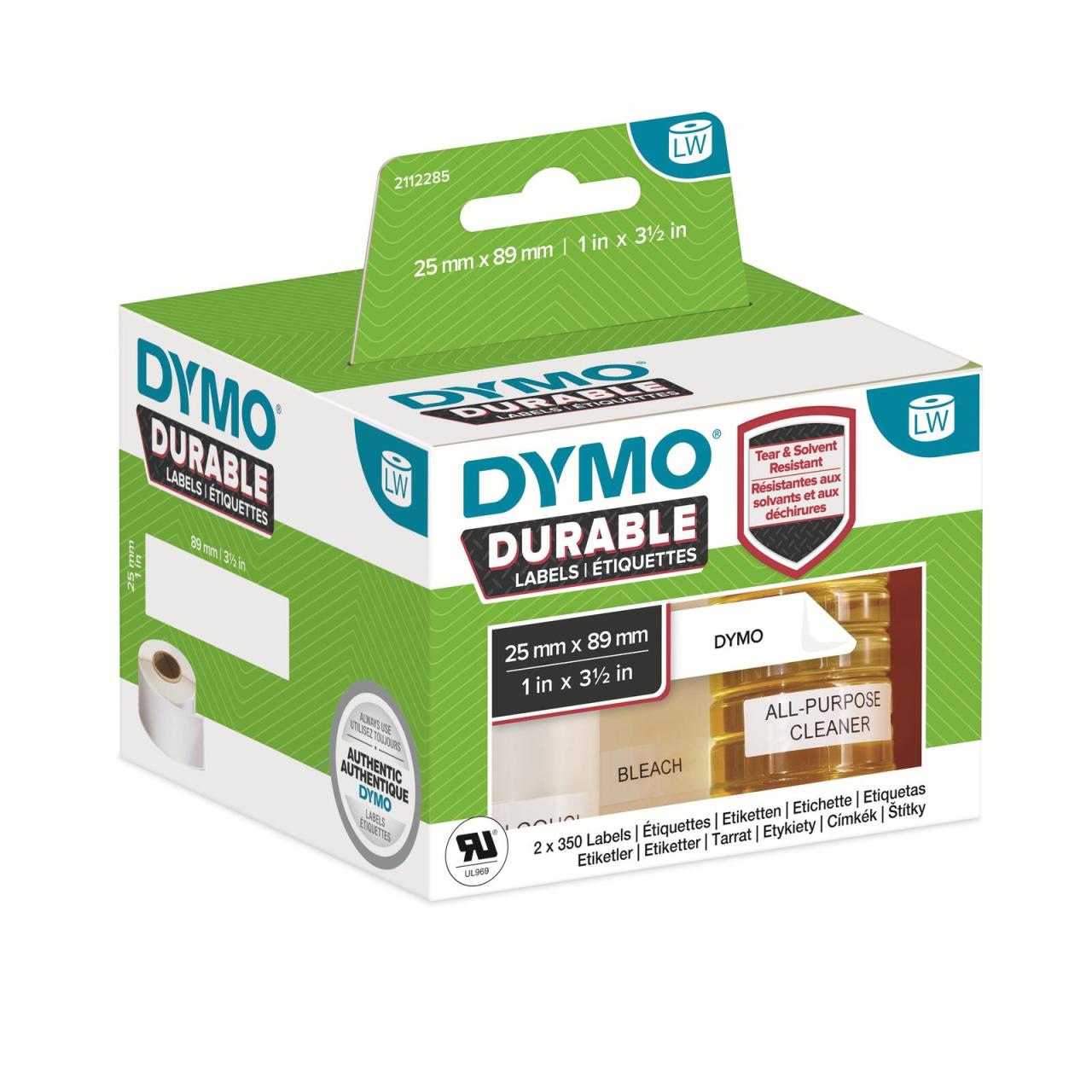 DYMO® Original Etikett für LabelWriter™ 25mm x 89mm von Dymo