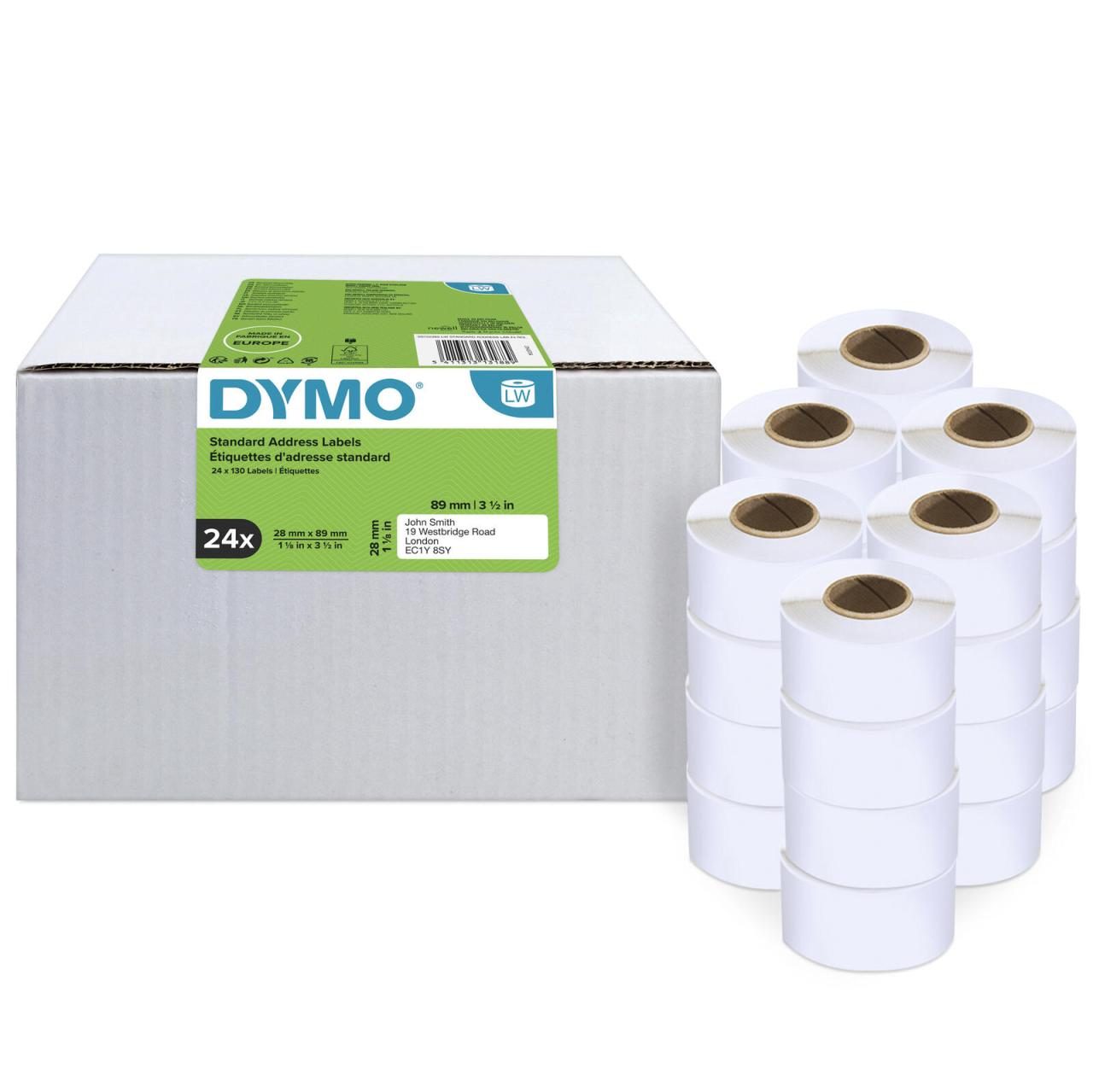DYMO® Original Etikett für LabelWriter™, Vorteilspack, Adressen - weiss - per... von Dymo